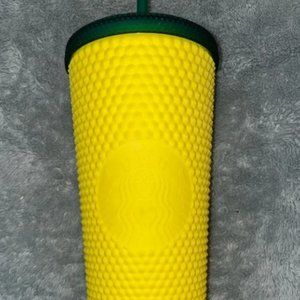 Starbucks Yellow Pineapple Studded Cup